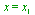 x = x[1]